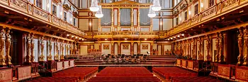 The Golden Hall in the Musikverein Vienna, full-length photo